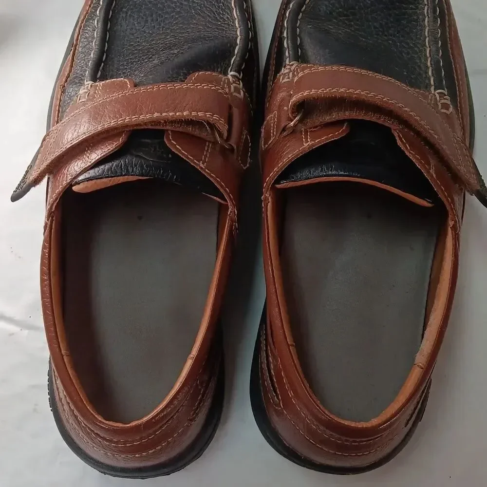 Dr. Comfort Men's Mike Casual Boat Therapeutic Diabetic Leather Shoes Size 13 W